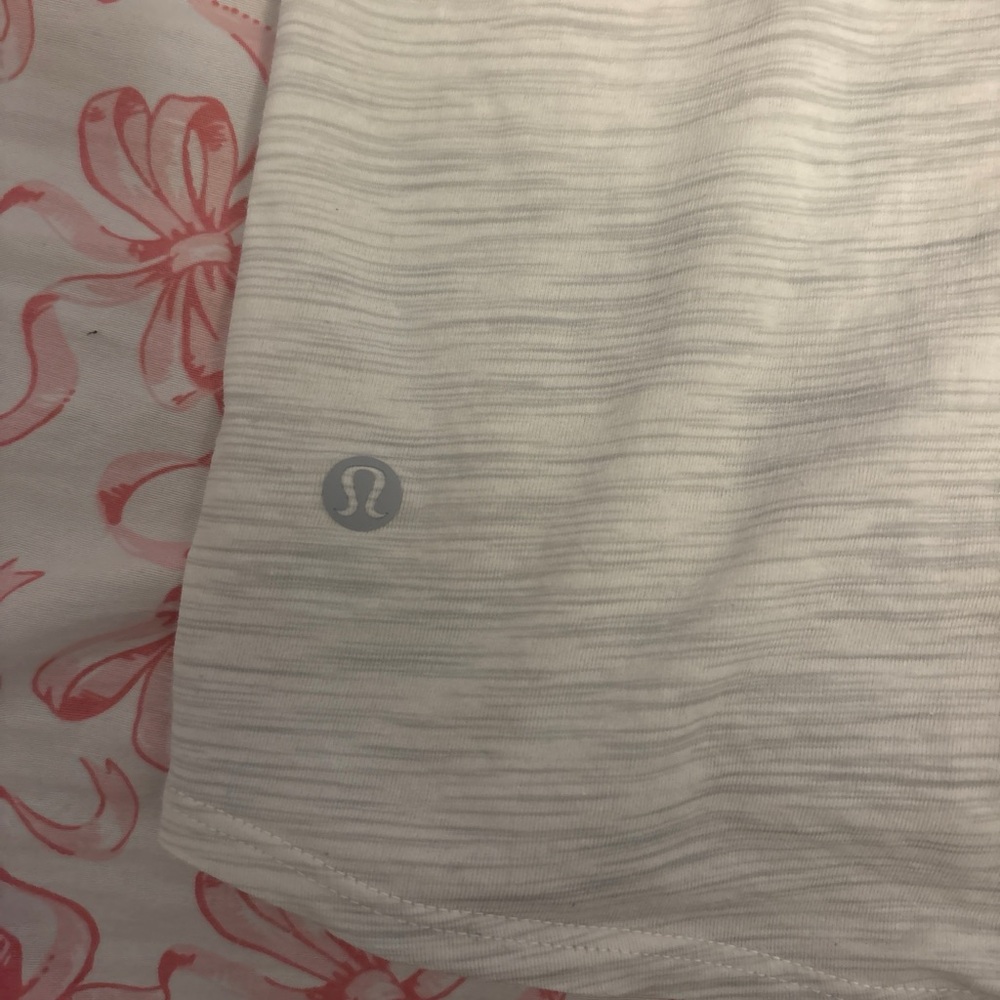 lululemon athletica White and grey Tank Top
